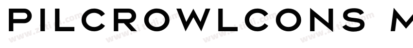 Pilcrowlcons Medium字体转换 Pilcrowlcons Medium字体转换